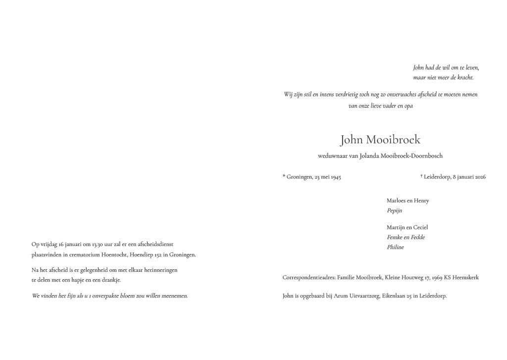 20260111 kaart John Mooibroek