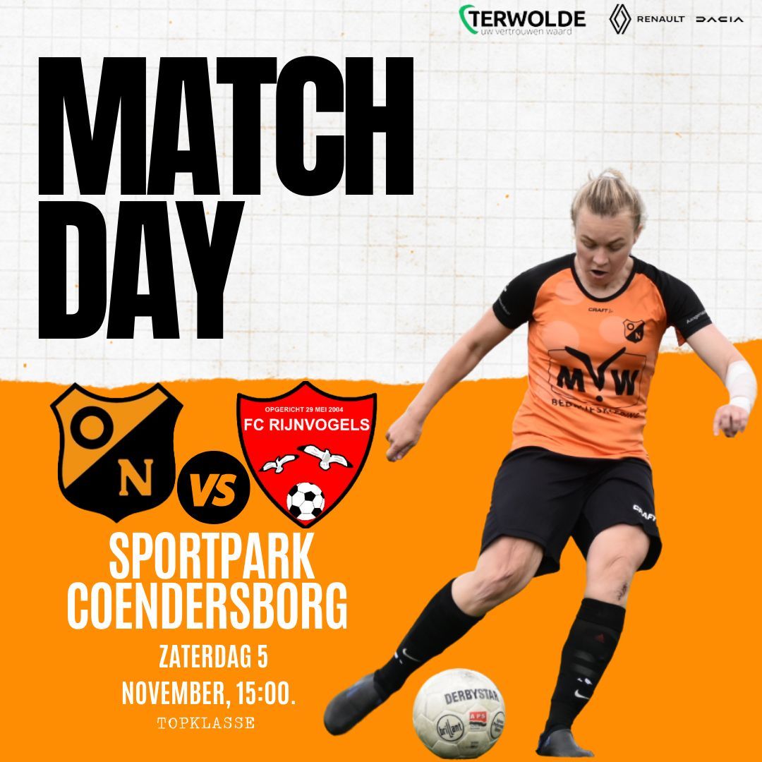 Voorbeschouwing Oranje Nassau vrouwen 1 - FC Rijnvogels vrouwen 1